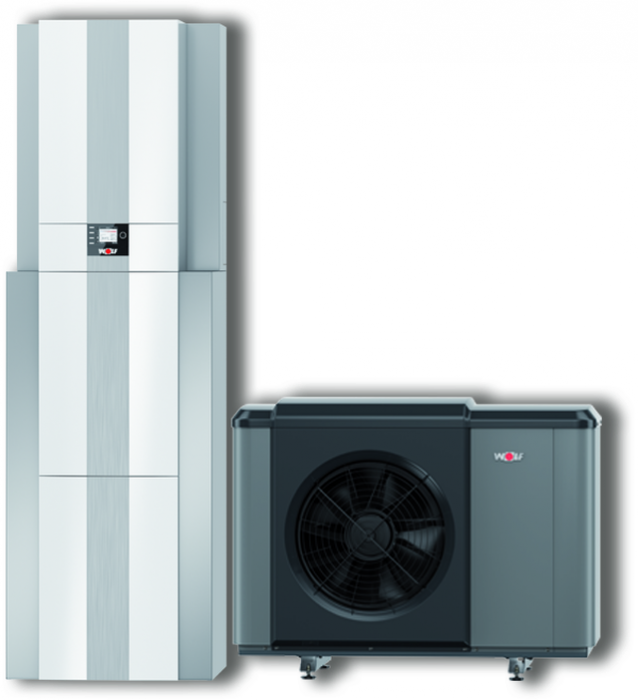 WP-Center Wolf CHC-Monoblock 10/300-50 inkl.CHA10/400V+Speicher+Puffer+BM-2