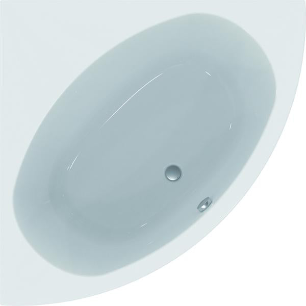Acryl-Eckbadewanne Sanibel 1001 140 x 140 cm weiß / Badewannenträger für Acryl-Eckbadewanne Sanibel 1001 140 x 140 cm