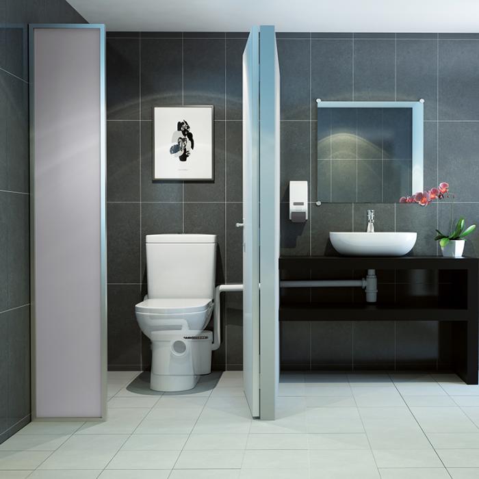 WC-Fördersystem SaniAccess 2 für 1 WC,Waschtisch,Bidet