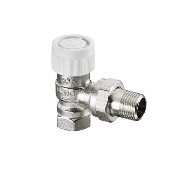 Ventilunterteil Comfort by Sanibel AV 9 messing,vernickelt,mit Voreinstellung DN 10 (3/8") / Eck