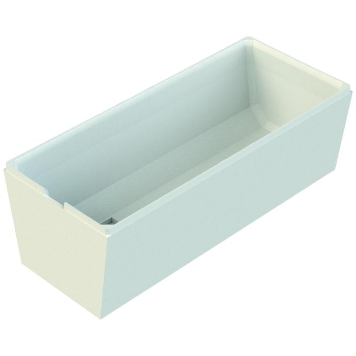 Sanibel 1001 Stahl-Badewanne Körperform 1700x700x395mm weiß / Badewannenträger Vario 170 x 70 cm für Saniform Plus,BetteForm, Stahl-Sanibel 1001