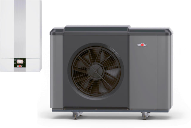 Wärmepumpe Wolf CHA-Monoblock 10 mit Innen und Außeneinheit 5,8 kW