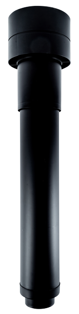 Dachdurchführung Wolf CWL DN 160 schwarz / Länge 1159 mm