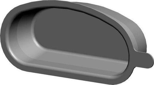 Verschlusskappe Wolf (Beutel a 10 Stück) für Flachkanal 50x100
