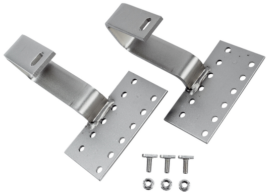 Wolf Falzziegel-Haken Aluplus 2 Stück, niedrige Dachlattung, 8mm