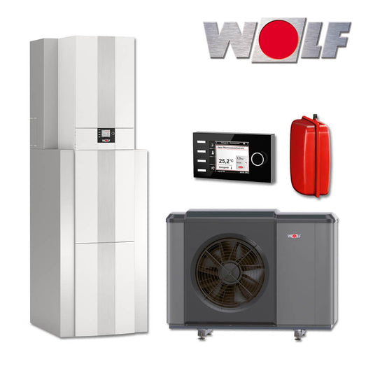 WOLF WP-Center CHC-Monoblock 10/300 inkl. CHA10/400V+WW-Speicher+BM-2