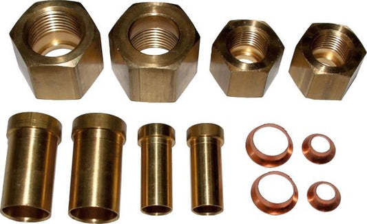 Anschluß-Set Wolf Euro Bördeladapter