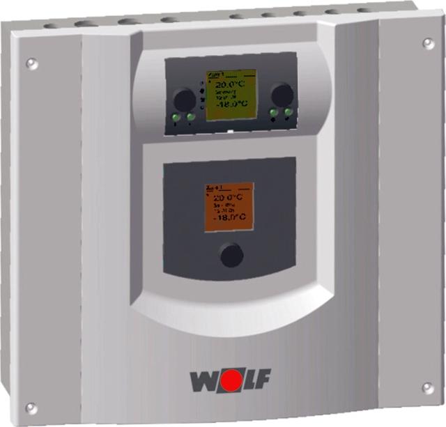 Wärmepumpenmanager Wolf WPM-1 mit Bedienmodul BM
