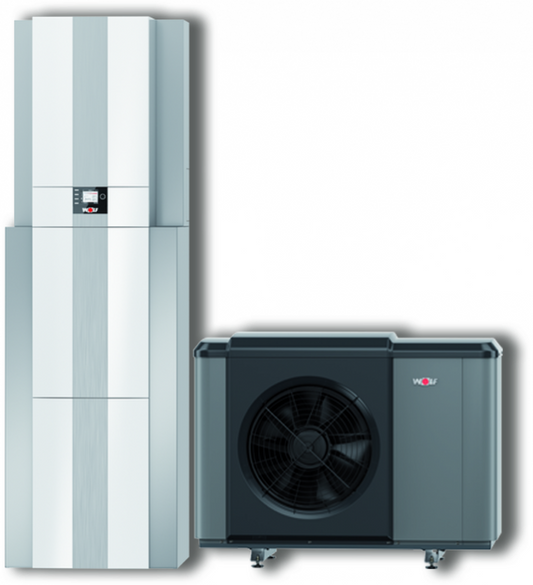 WP-Center Wolf CHC-Monoblock 10/300-50 inkl.CHA10/400V+Speicher+Puffer+BM-2