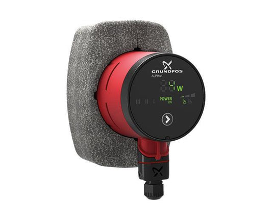 Hocheffizienz Umwälzpumpe Grundfos ALPHA1 25-80 Grauguß,Baulänge 130 mm DN 25 (Rp 1") 1x230 V