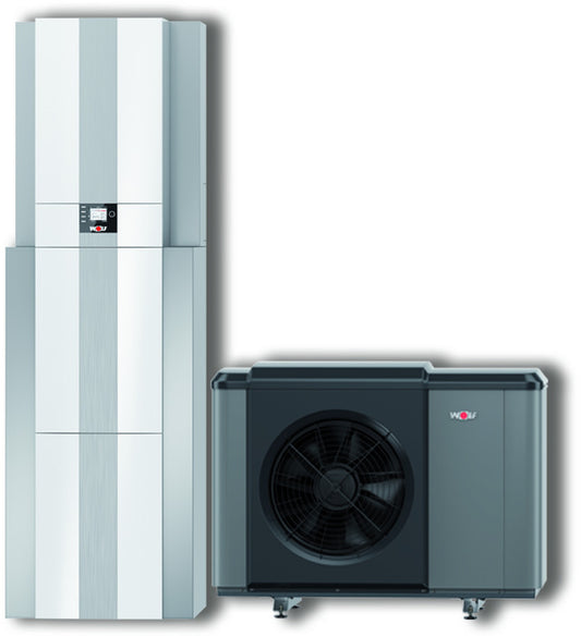 WP-Center Wolf CHC-Monoblock 10/300-50S inkl.CHA10/400V+Speicher+Puffer+BM-2