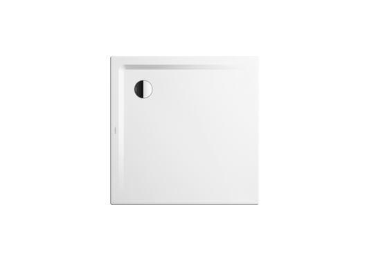 Brausewanne more 4YOU (Superplan) 90 x 120 x 2,5 cm mit Wannenträger weiß