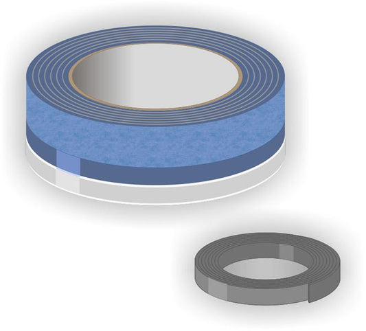 Wannendichtband Sanibel Flexi-Guard für Acryl/Stahl/Mineralguss-Wannen Länge = 3,00 mtr./ Br.= 95 mm