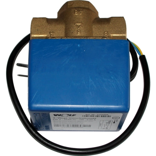 Motorventil Wolf zur Rücklaufanhebung für Heizungsunterstützung DN 25 (1") / 230V