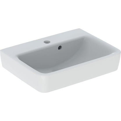 Handwaschbecken Geberit Renova Plan NEU mit Hahnloch,mit Überlauf 50 x 38 cm weiß