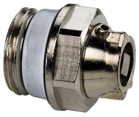 Luftstopfen drehbar DN 15 (1/2"),messing verchromt