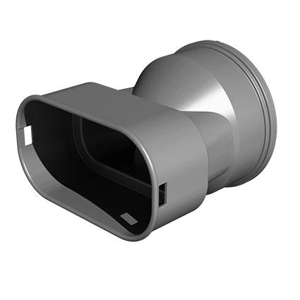 Adapter Wolf für Flachkanal 50x100 zum Anschluß an Luftverteiler