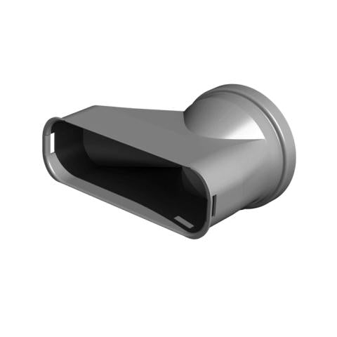 Adapter Wolf für Flachkanal 50x140 zum Anschluß an Luftverteiler