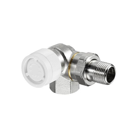Ventilunterteil Comfort by Sanibel AV 9 messing,vernickelt,mit Voreinstellung DN 15 (1/2") / Winkel Links