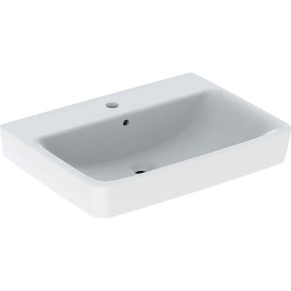 Waschtisch Geberit Renova Plan NEU mit Hahnloch,mit Überlauf 65 x 48 cm weiß