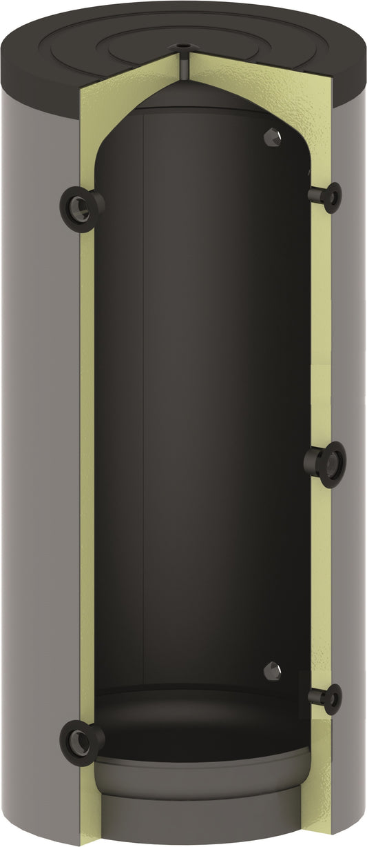 AGV PROcool Wärmepumpenpufferspeicher 300, inkl. 50mm PU-Hartschaumisolierung