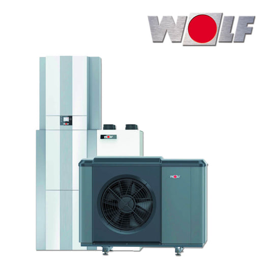 Wolf Haustechnikzentrale CHT-Monoblock Typ: CHT-10/200-35, inkl. CHA und KWL