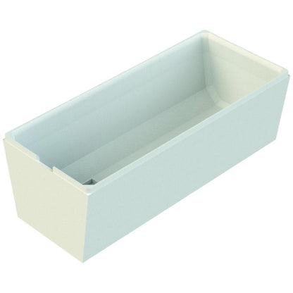 Sanibel 1001 Stahl-Badewanne Körperform 1700x700x395mm weiß / Badewannenträger Vario 170 x 70 cm für Saniform Plus,BetteForm, Stahl-Sanibel 1001