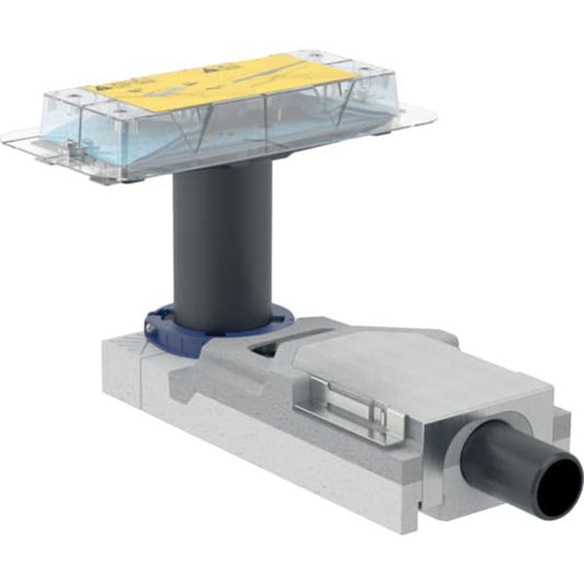 Rohbauset Clean Line Duschrinne Geberit für Fussbodenaufbauhöhe 65-90 mm,d 40 mm