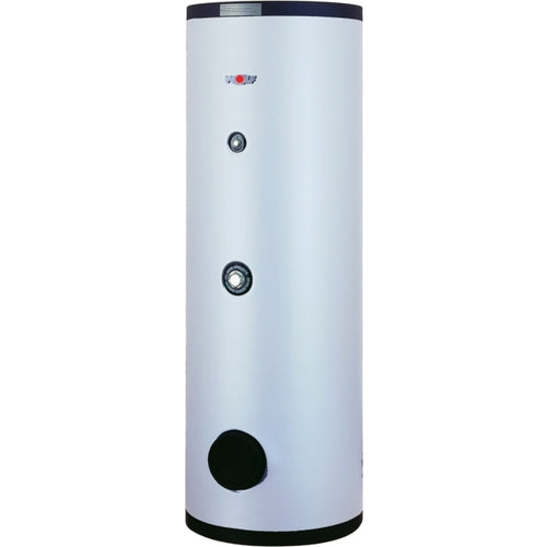 Standspeicher Wolf SE-2 500 silber aus Stahl,mit Doppelschicht-Emailierung 485 ltr.Inhalt