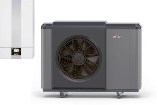 Wärmepumpe Wolf CHA-Monoblock 10 mit Innen und Außeneinheit 5,8 kW